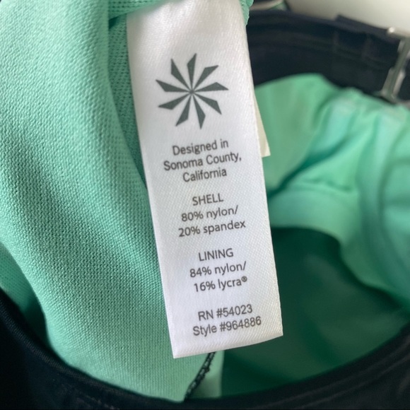 ATHLETA Black Twister Swimsuit! One Piece 36 B/C - Picture 12 of 13